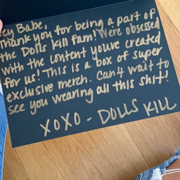 Dolls Kill Black Bucket Hat - Picture 2 of 3